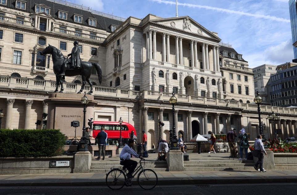 The Bank of England Image: Bloomberg