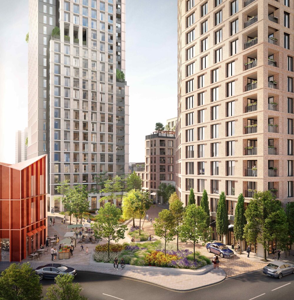 Devonshire Square in Old Kent Road - Rendering - Pic Shawcorporation