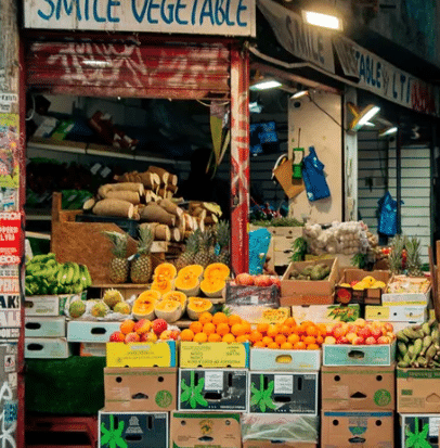Peckham market stall