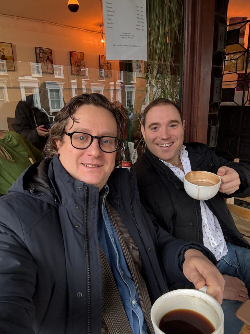 Alex & Matteo at Petitou Cafe