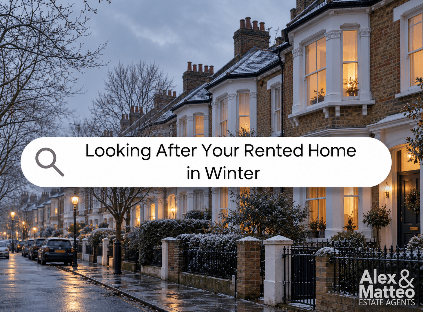 How to look after your rented home in winter