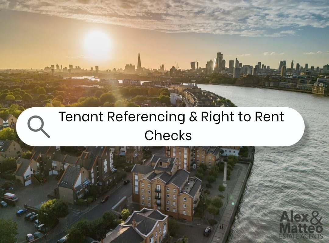 Tenant referencing and Right to Rent checks